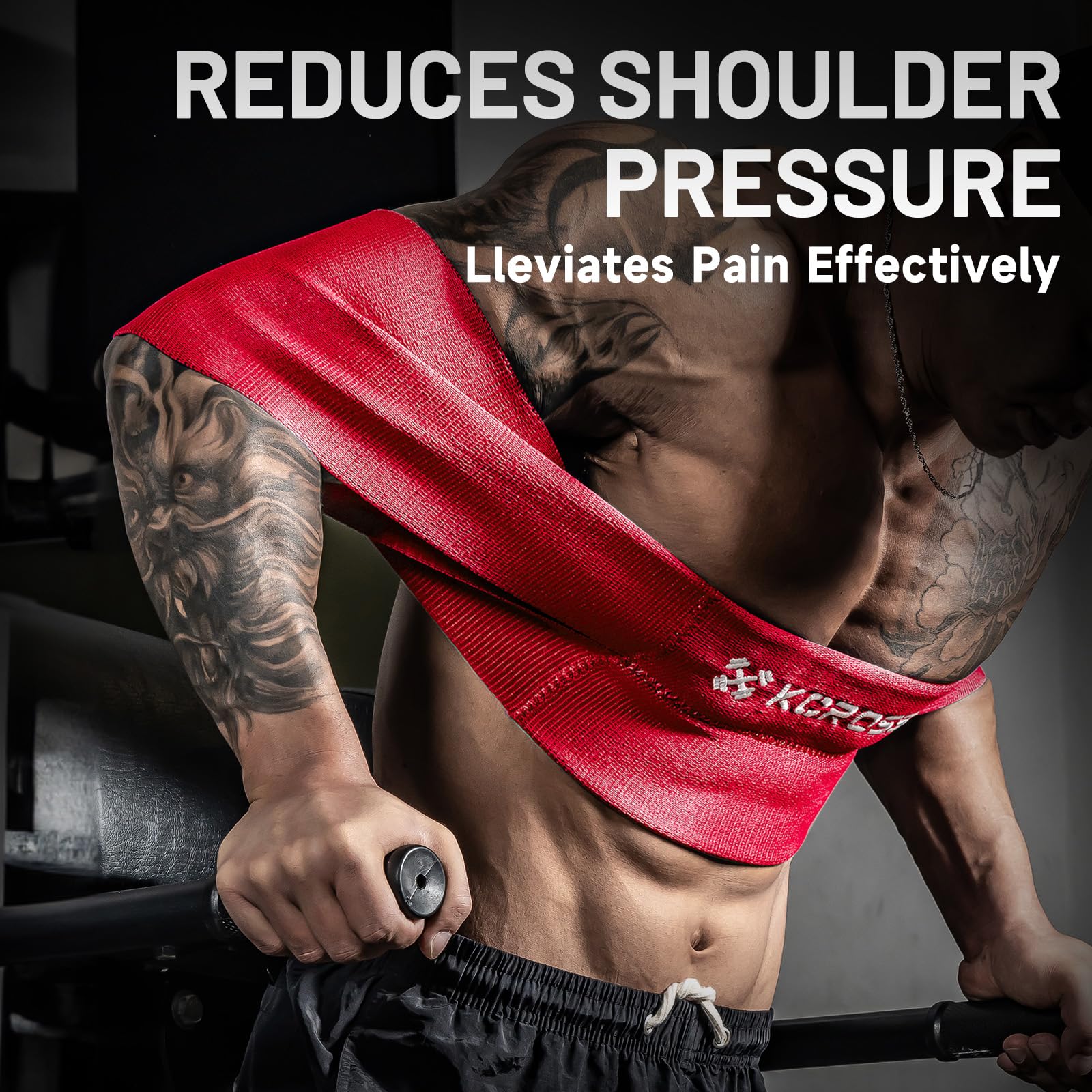 KCROSS Adjustable Bench Press Band for Men & Women - Heavy Duty Weight Lifting Resistance Bands for Strength Training, Push Up Exercises & Home Gym Workouts - Perfect for Beginners to Advanced Athletes