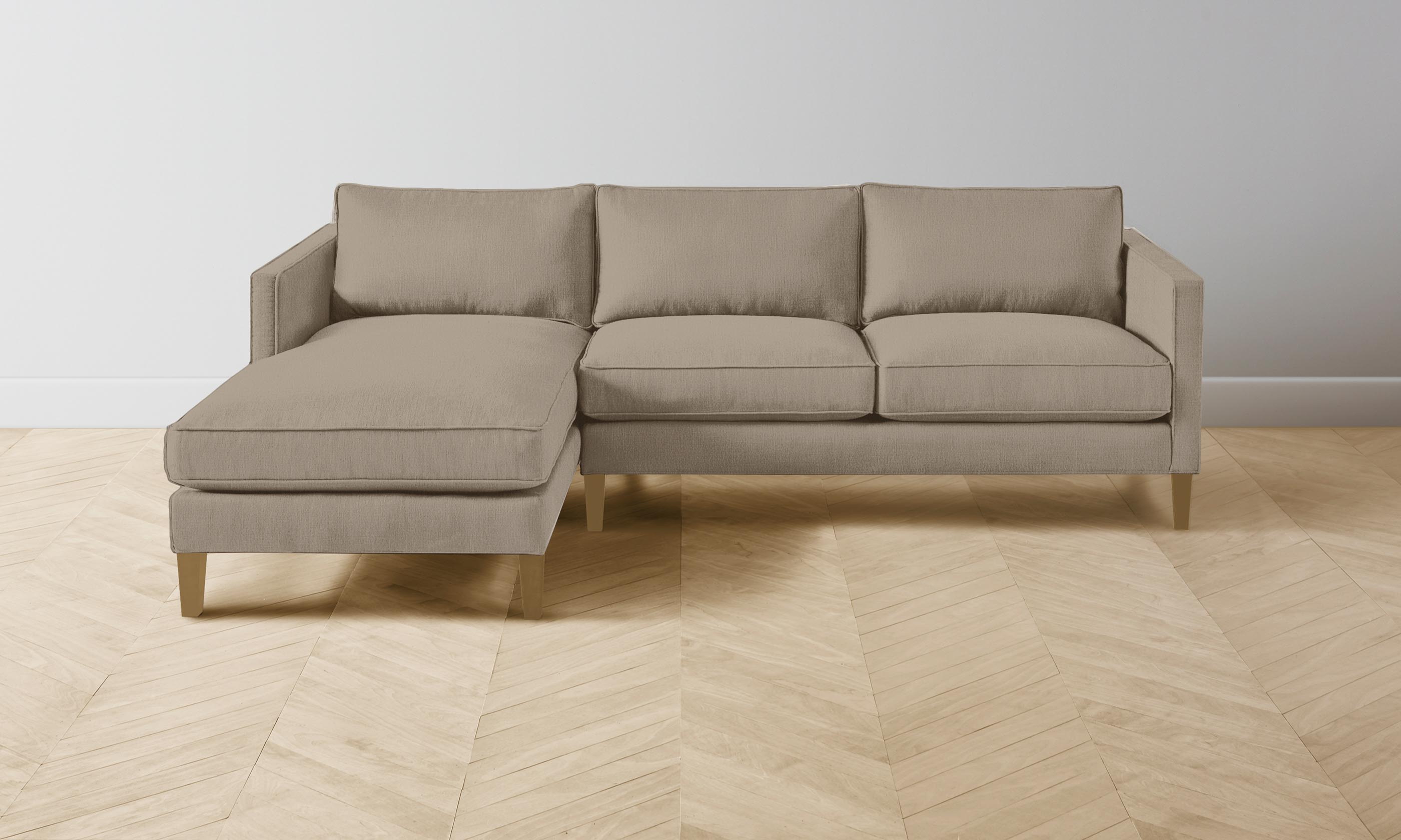 Premium Crosby Sectional Sofa with Performance Bouclé Fabric - Modern & Durable Living Room Furniture for Home & Office Use