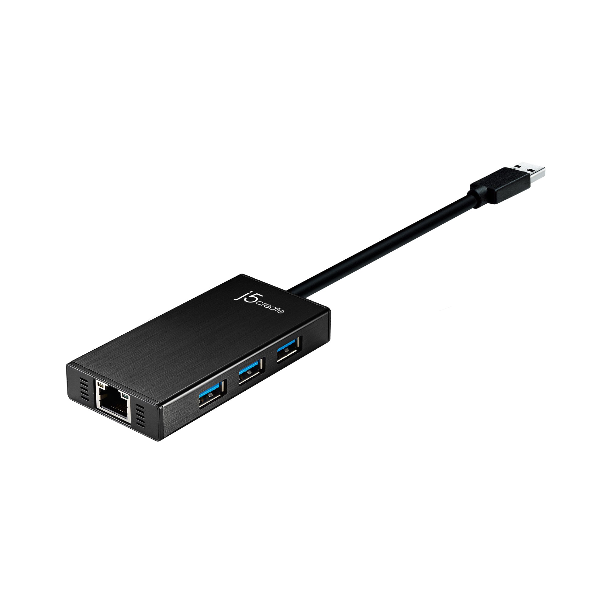 High-Speed USB 3.0 Hub with Gigabit Ethernet Adapter - 3-Port USB 3.0 Multi Adapter for Laptop, PC, Mac - Perfect for Home Office, Gaming & Remote Work Connectivity