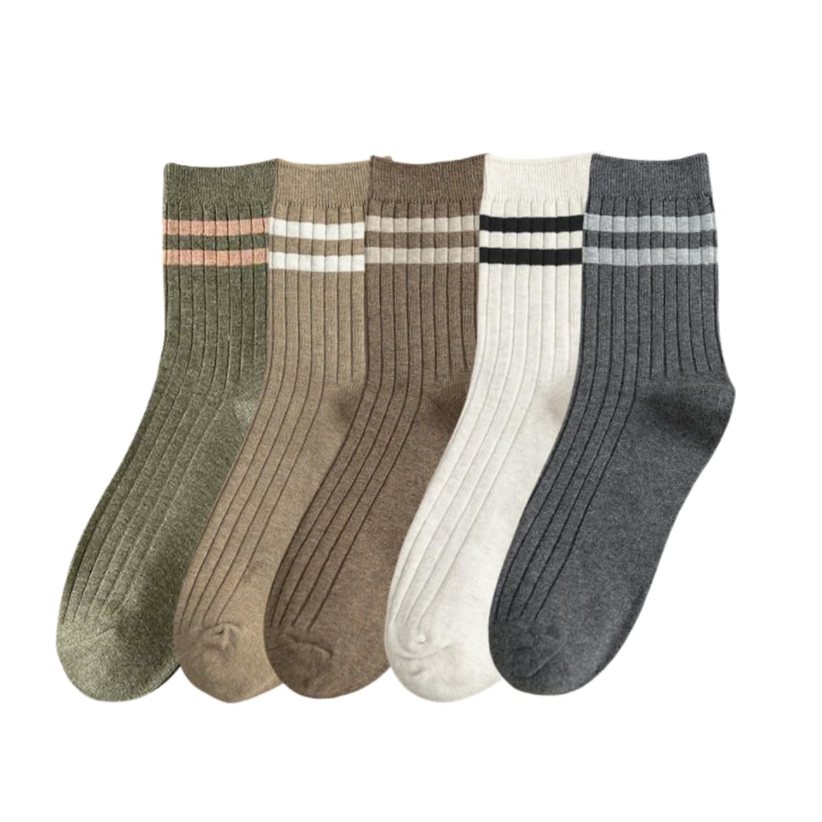 Men's Athletic Cotton Socks 5-Pack - Breathable Ankle Socks for Running, Gym & Casual Wear - Comfortable Workout Socks for Sports & Everyday Use
