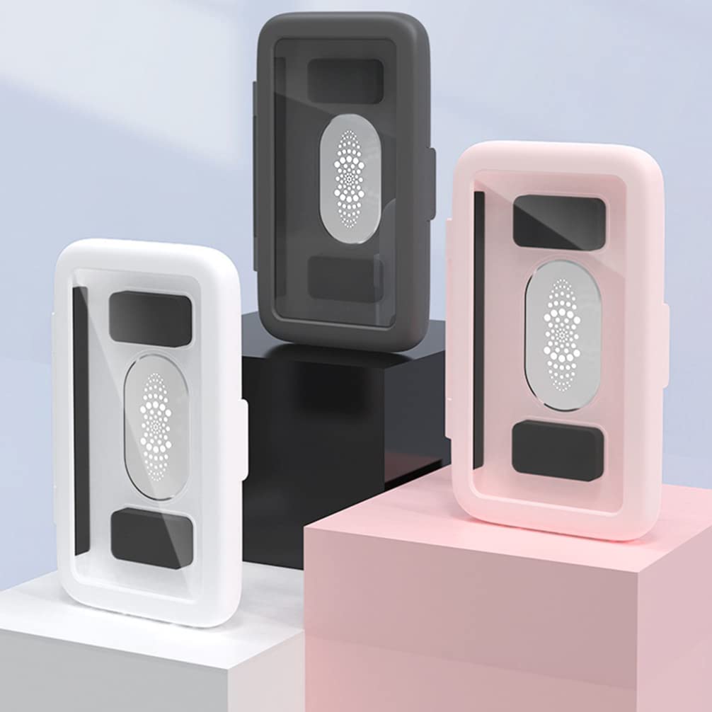 Waterproof Shower Phone Holder - Touch Screen Bathroom Phone Case with Suction Cup, White - Perfect for Shower, Bath, Pool & Beach Use