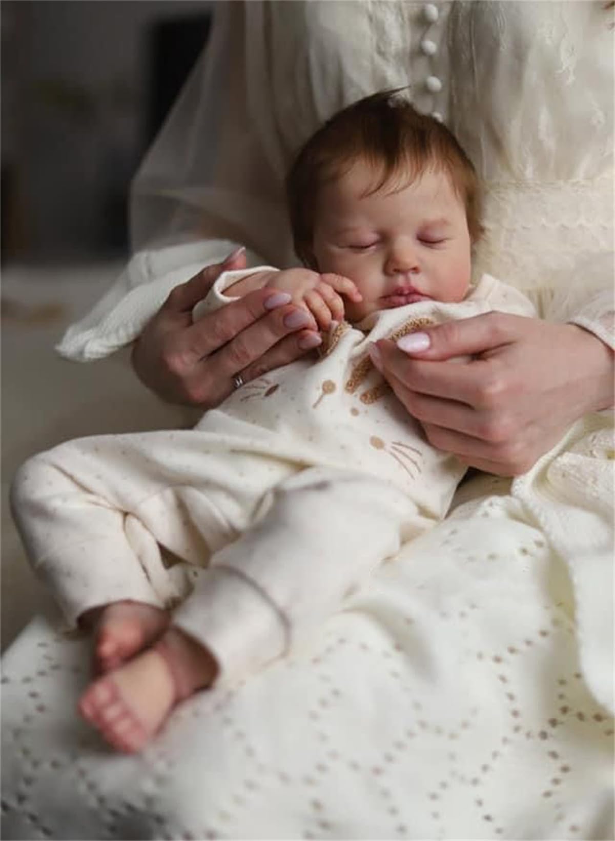 20 Inch Realistic Silicone Reborn Baby Doll - Anatomically Correct Posable Newborn Girl Doll for Kids | Lifelike Soft Full Body Baby Doll for Play, Collecting & Gift Giving