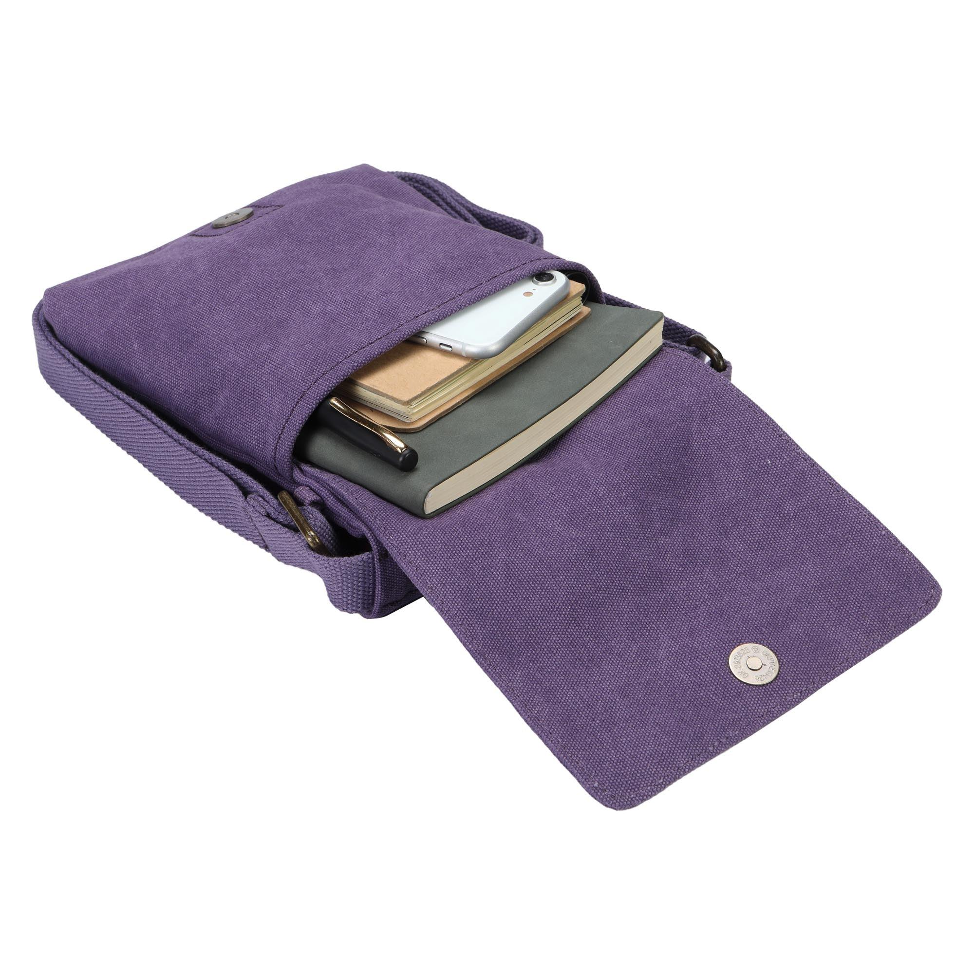 TRP0243 Troop London Classic Canvas Crossbody Bag for Men & Women - Stylish & Durable Everyday Shoulder Bag for Work, Travel & Casual Outings