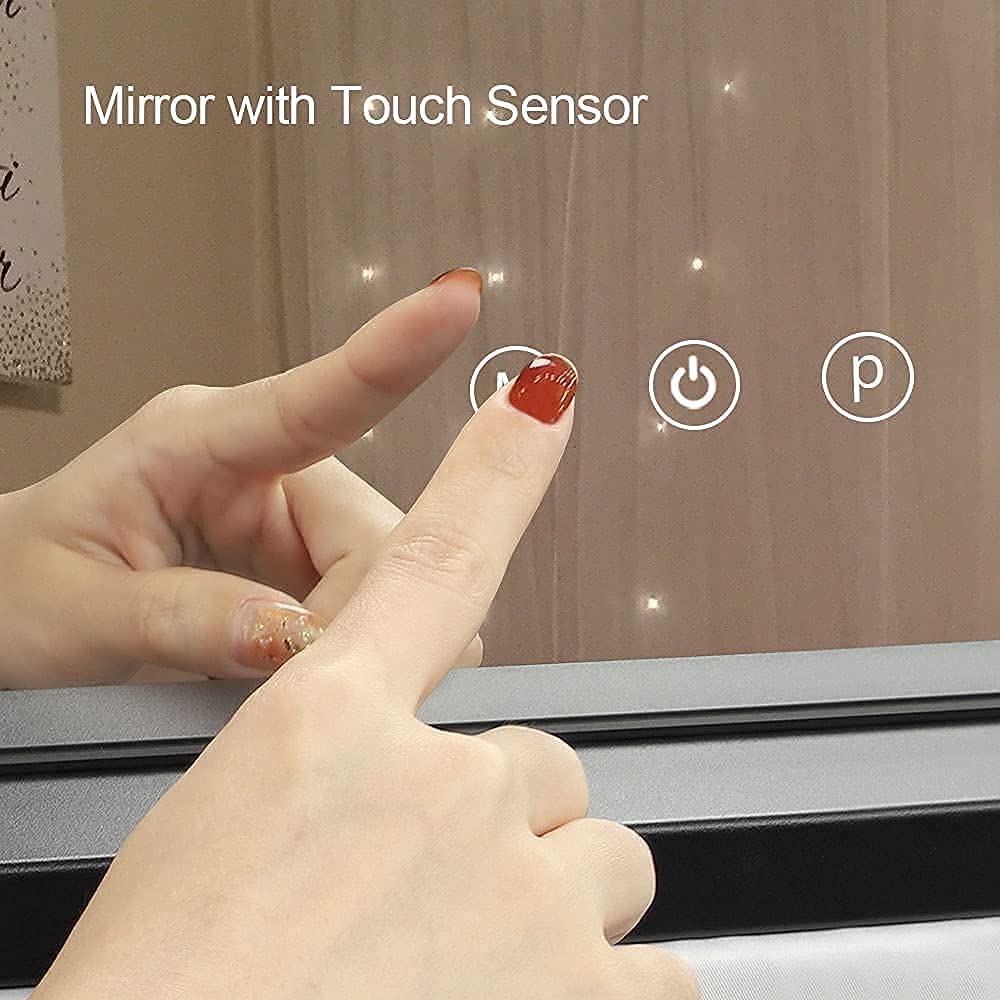 Depuley 20 x 16 Inch Hollywood Makeup Mirror with Lights - 14 Dimmable LED Bulbs, 3 Color Lighting Modes, USB Charging & Detachable 10X Magnifier - Perfect for Home Vanity, Dressing Room & Professional Makeup Studio (50 x 40 cm)