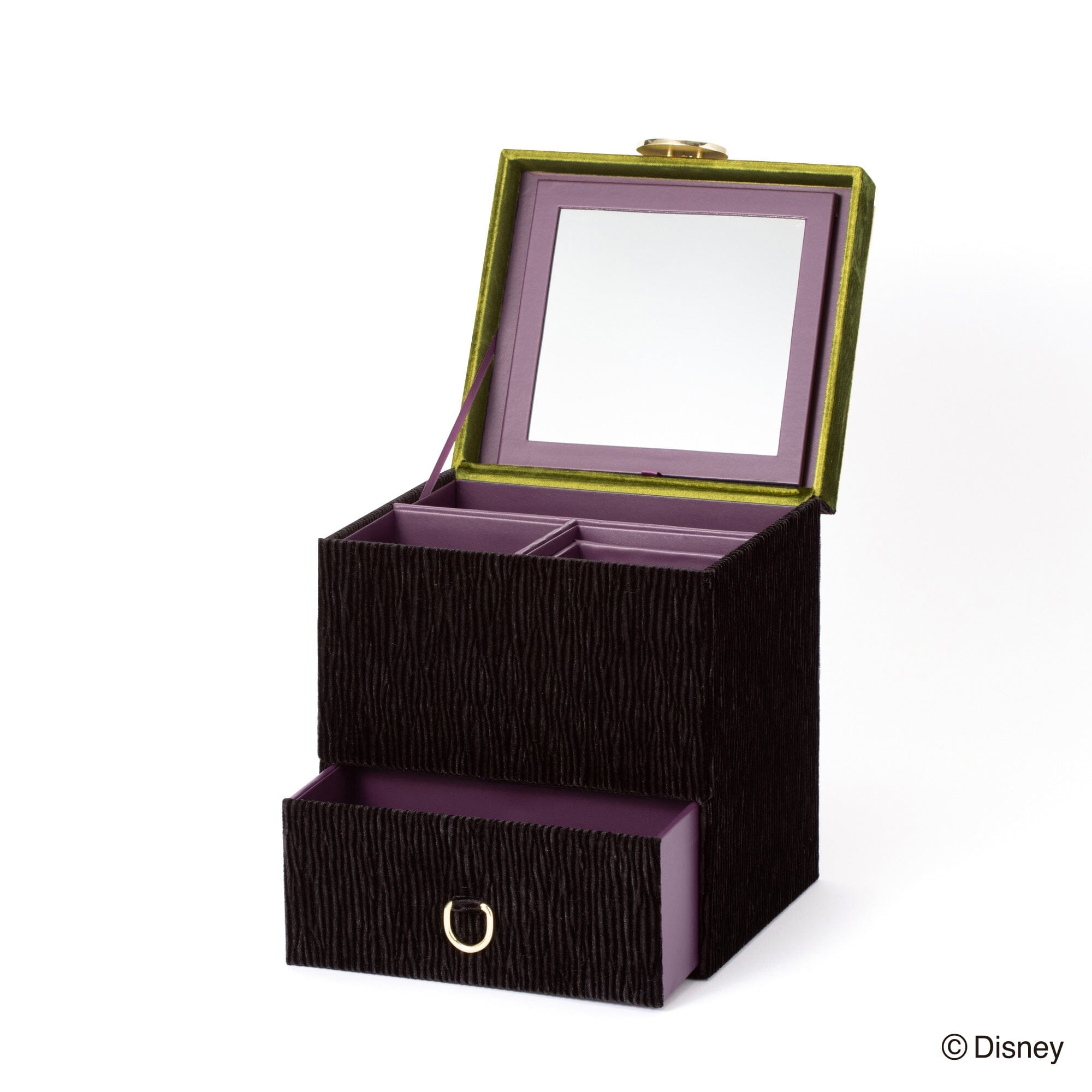 Disney Villains Maleficent Makeup Storage Box - Gothic Cosmetic Organizer for Jewelry & Beauty Essentials - Perfect for Halloween, Cosplay & Themed Parties