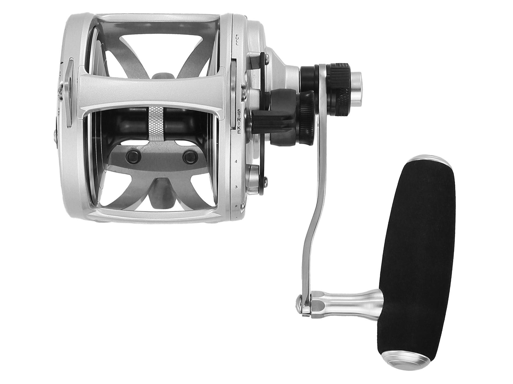 Penn Fathom II 2 Speed Reels Jigging World Power Handles - Heavy Duty Fishing Reel Upgrade for Saltwater & Freshwater Angling - Perfect for Deep Sea Fishing, Trolling, and Offshore Adventures