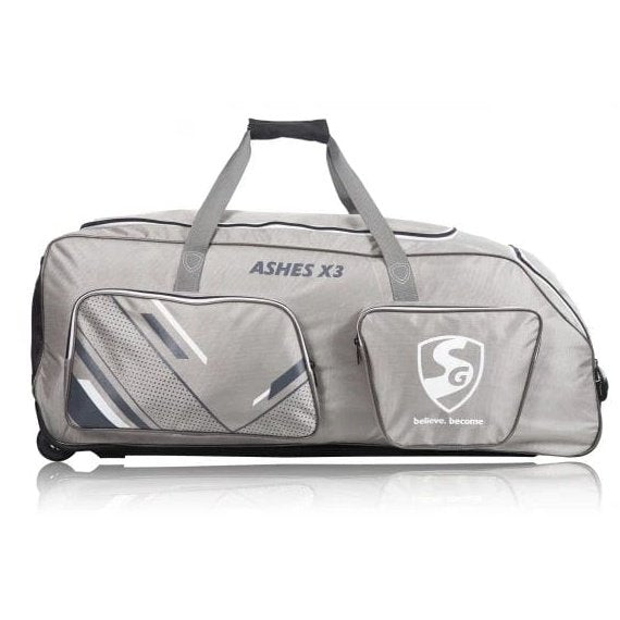 SG Ashes 3 Cricket Wheelie Bag - Premium Cricket Equipment for Travel & Storage | Durable Sports Gear for Matches & Practice