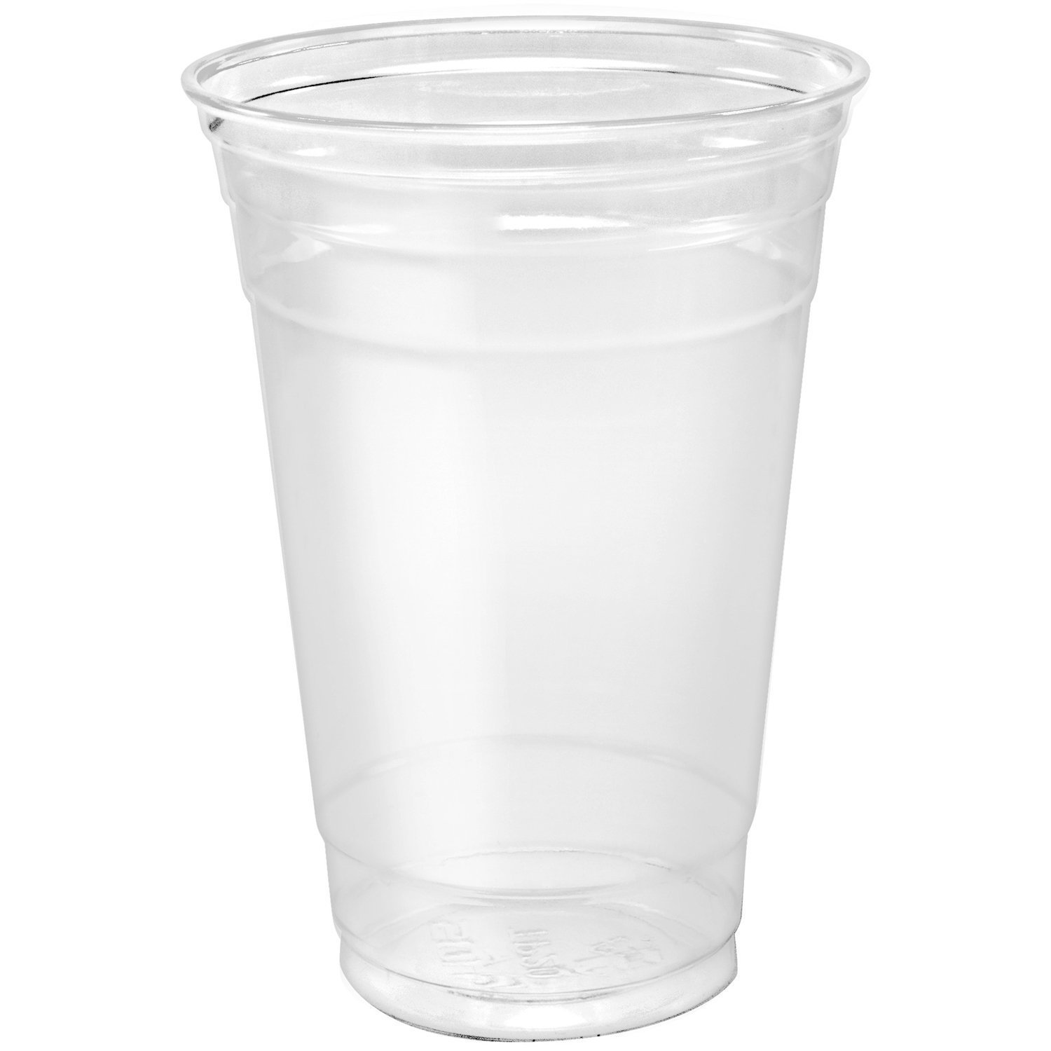Solo Dart Ultra Clear TP20 20oz PET Plastic Cold Cups - 50 Pack | Disposable Drinkware for Smoothies, Iced Coffee & Soda | Restaurant, Cafe & Party Supplies