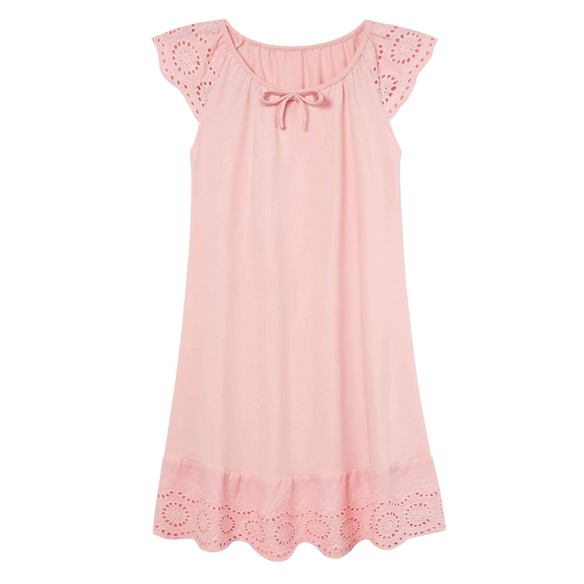 Cute Princess Nightgowns for Girls 5-12 Years - Flutter Sleeve Sleepwear Pajama Dress | Soft & Comfortable Nightie for Bedtime, Sleepovers & Cozy Evenings