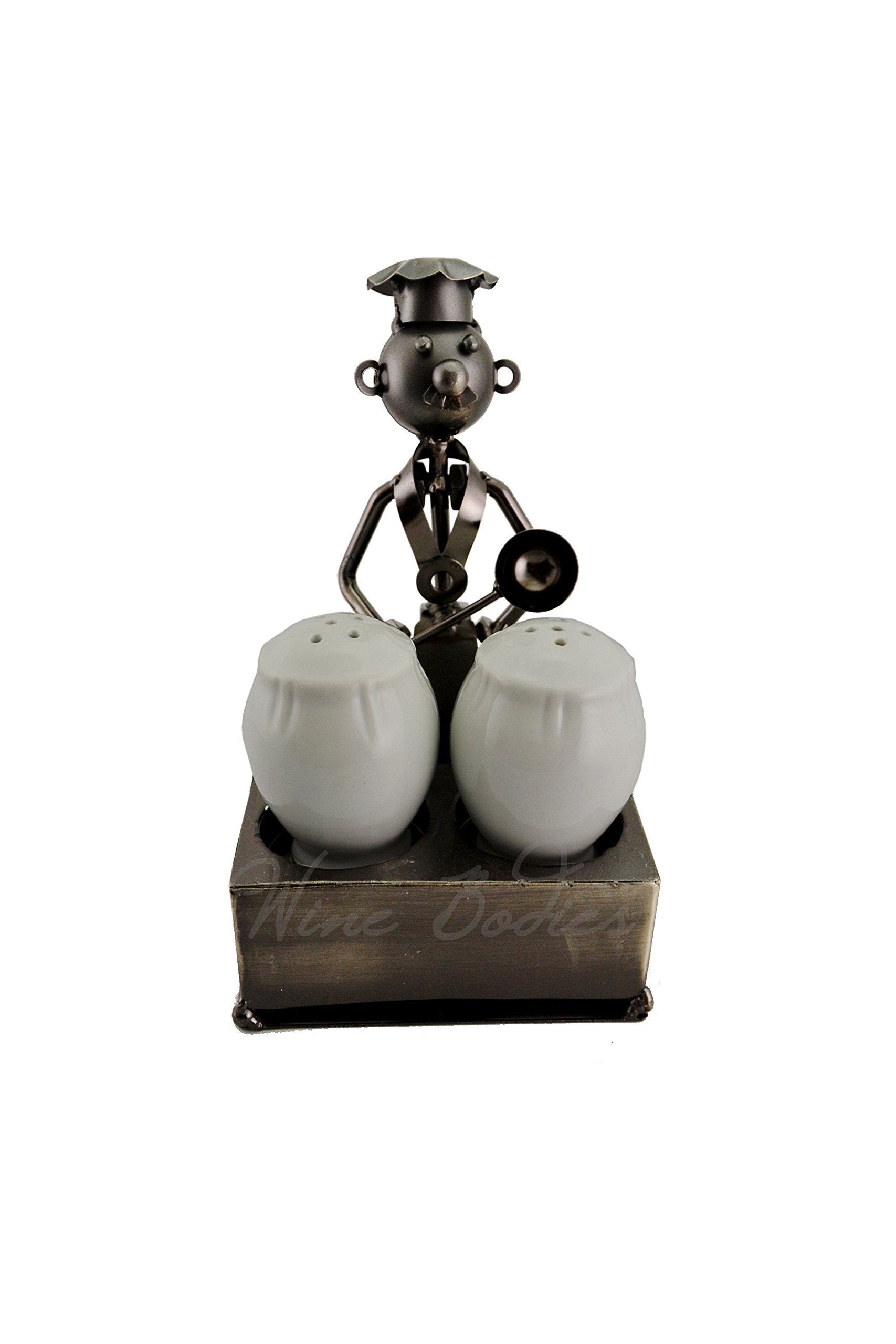 Premium Stainless Steel Salt and Pepper Grinder Set - Adjustable Coarseness, Refillable Glass Bottle - Perfect for Kitchen, Dining Table, BBQ & Outdoor Cooking