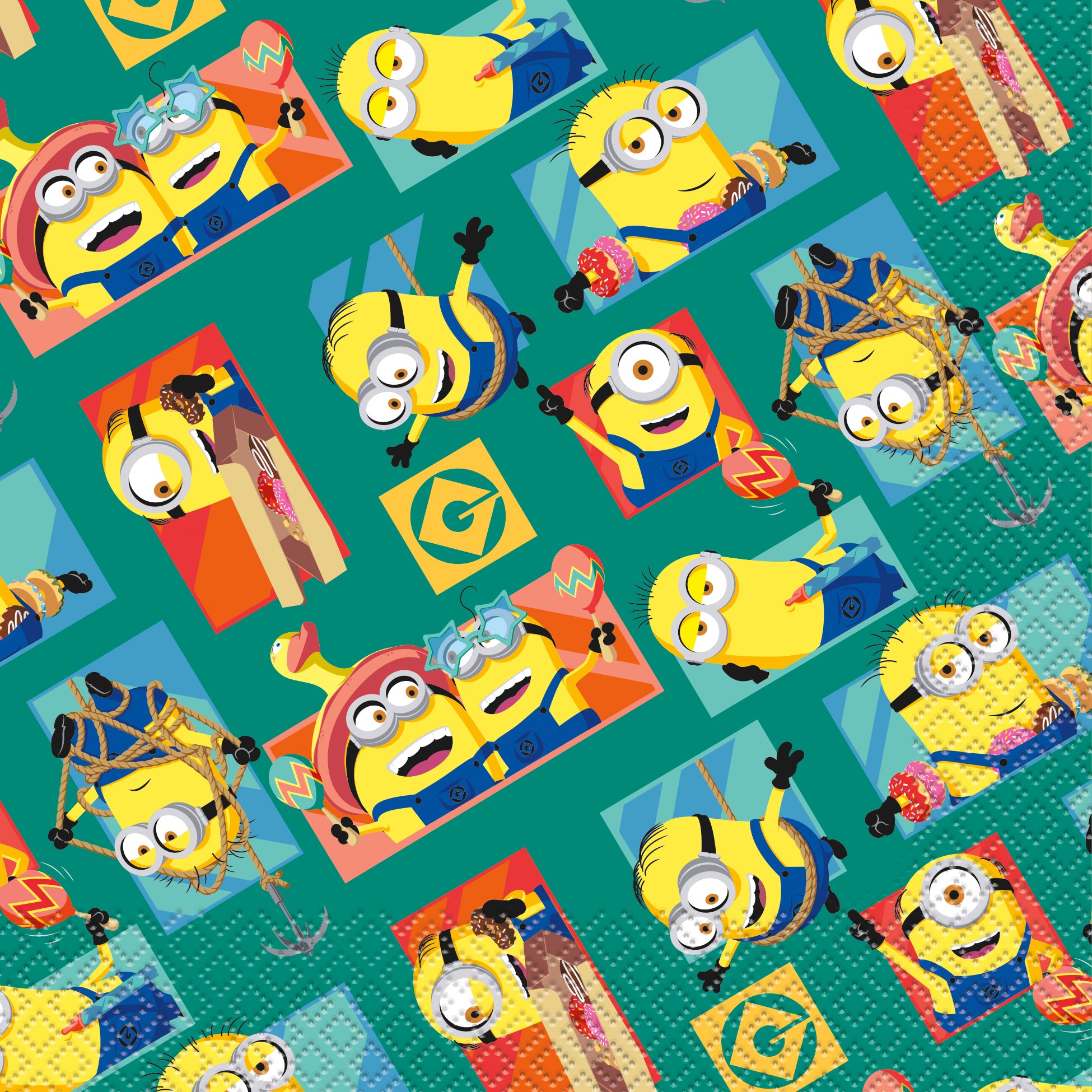 Despicable Me Paper Lunch Napkins 16 Count - Fun Party Supplies for Kids Birthday, Movie Night & Themed Events