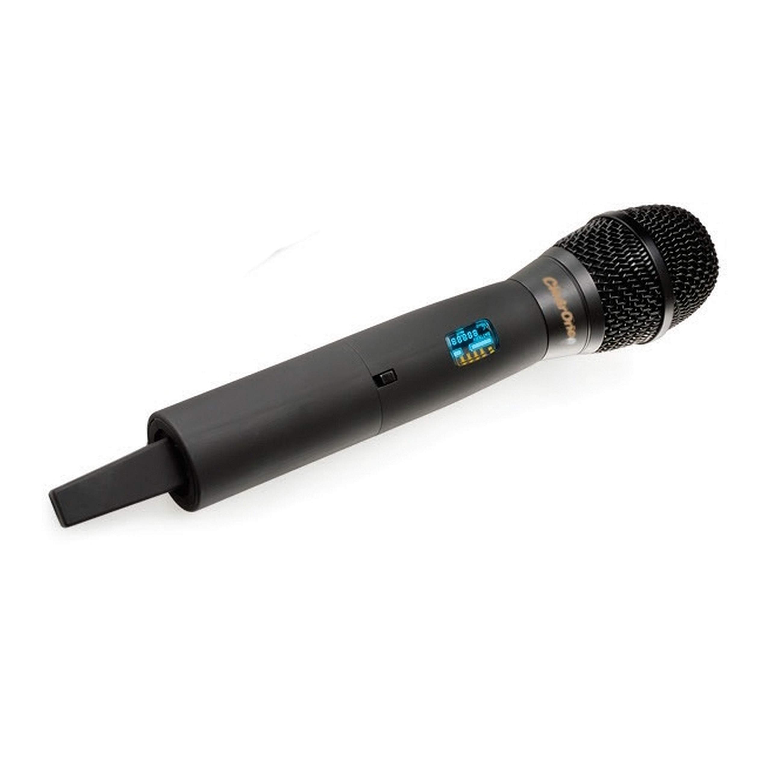 ClearOne 910-6003-004-C WS800 Wireless Handheld Microphone Transmitter with Cardioid Pickup Pattern - Compatible with M500 System - Ideal for Conference Rooms, Presentations & Live Performances