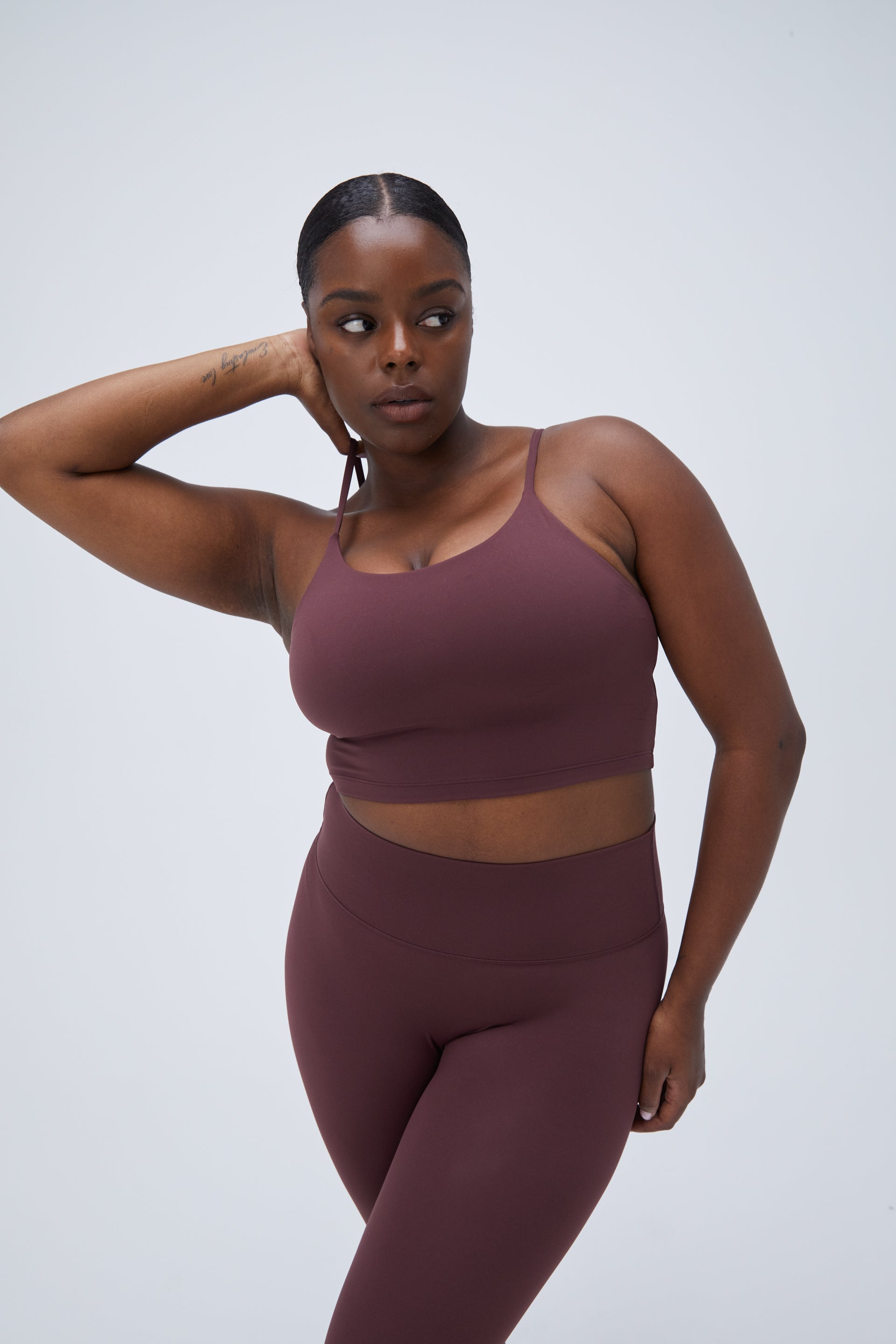 Ultimate Comfort Tank Bra for Women - Burgundy Red | Seamless Support for Yoga, Workout & Everyday Wear