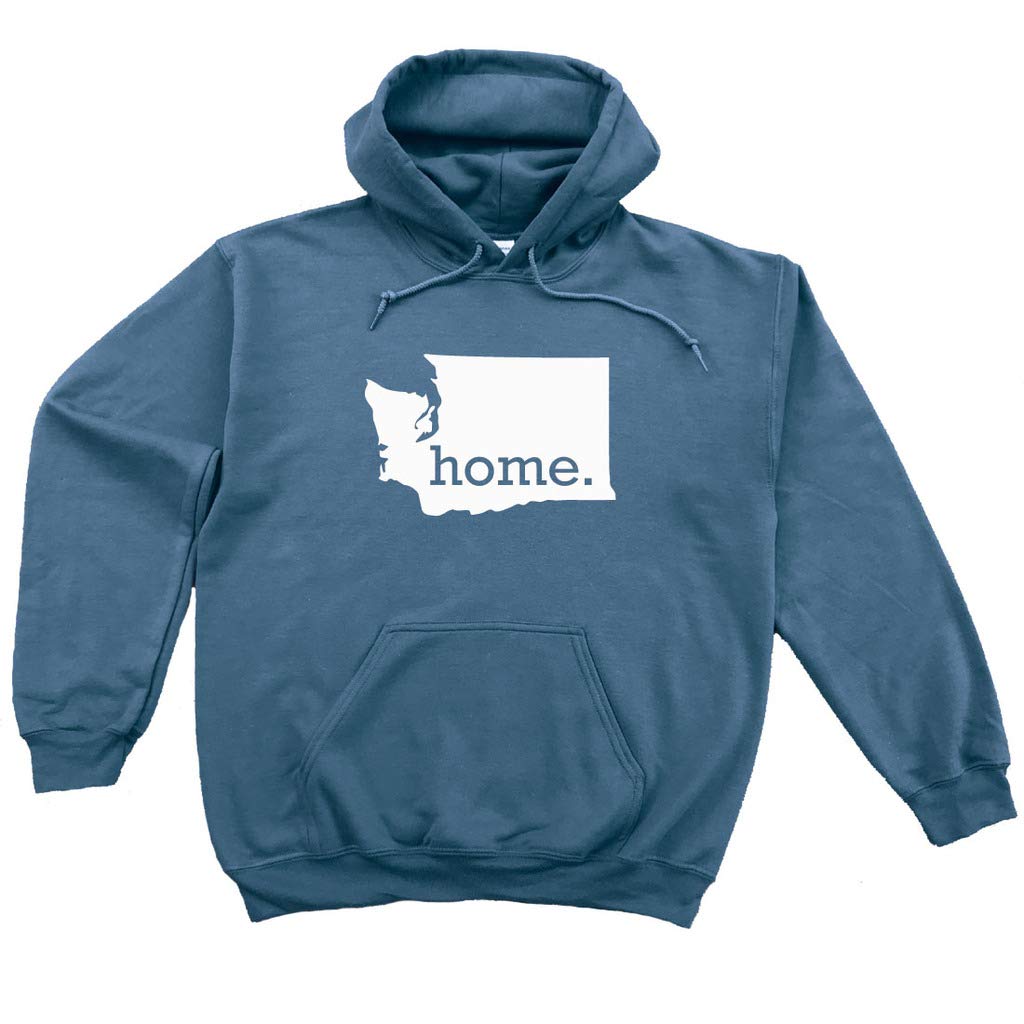 Washington Home Hoodie Sweatshirt - Patriotic American Pullover for Men & Women | Cozy Fleece for Casual Wear, Sports & Outdoor Activities