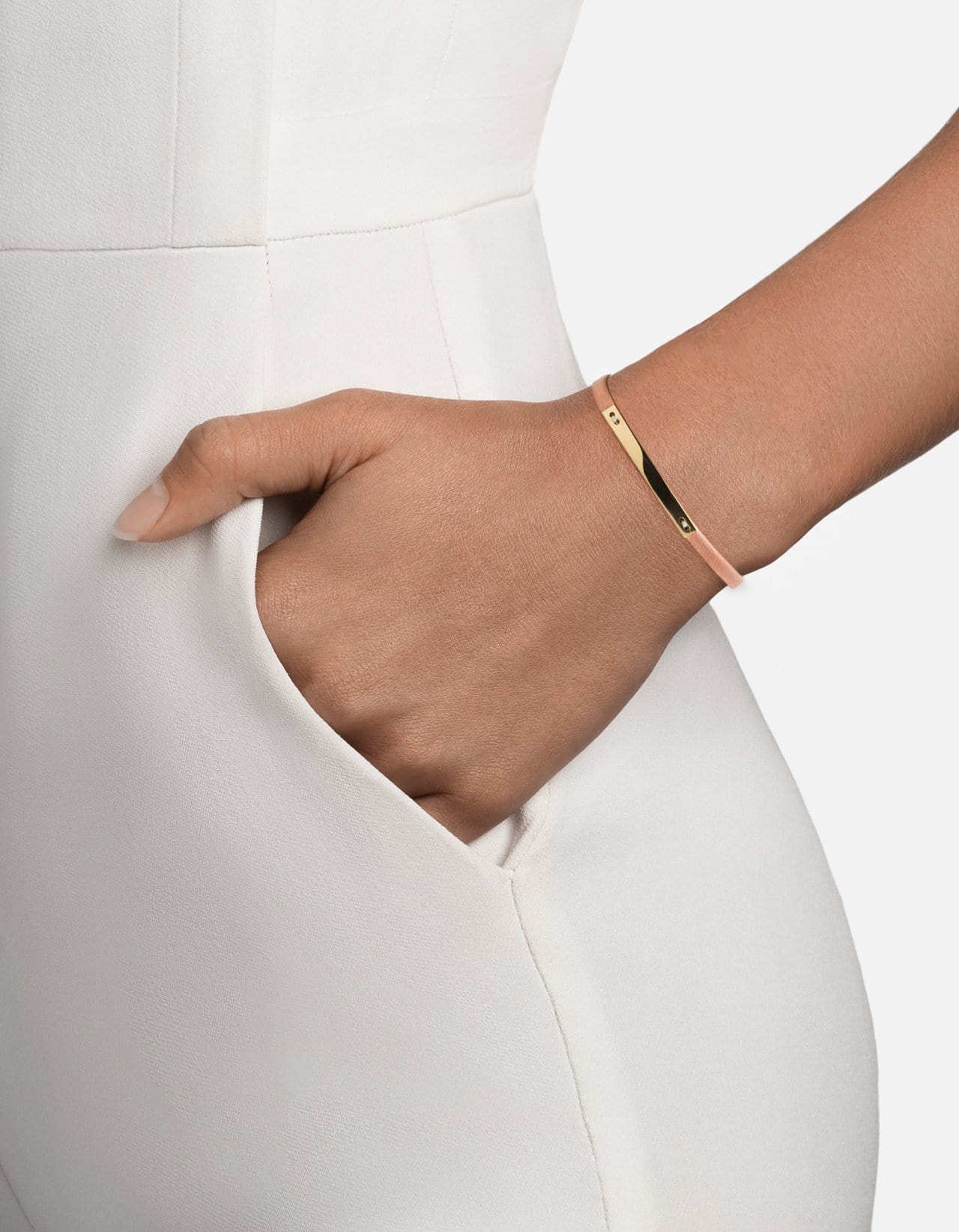 Nexus ID Leather Bracelet - 18K Gold Vermeil Adjustable Wristband for Men & Women | Perfect for Everyday Wear, Gifts & Special Occasions