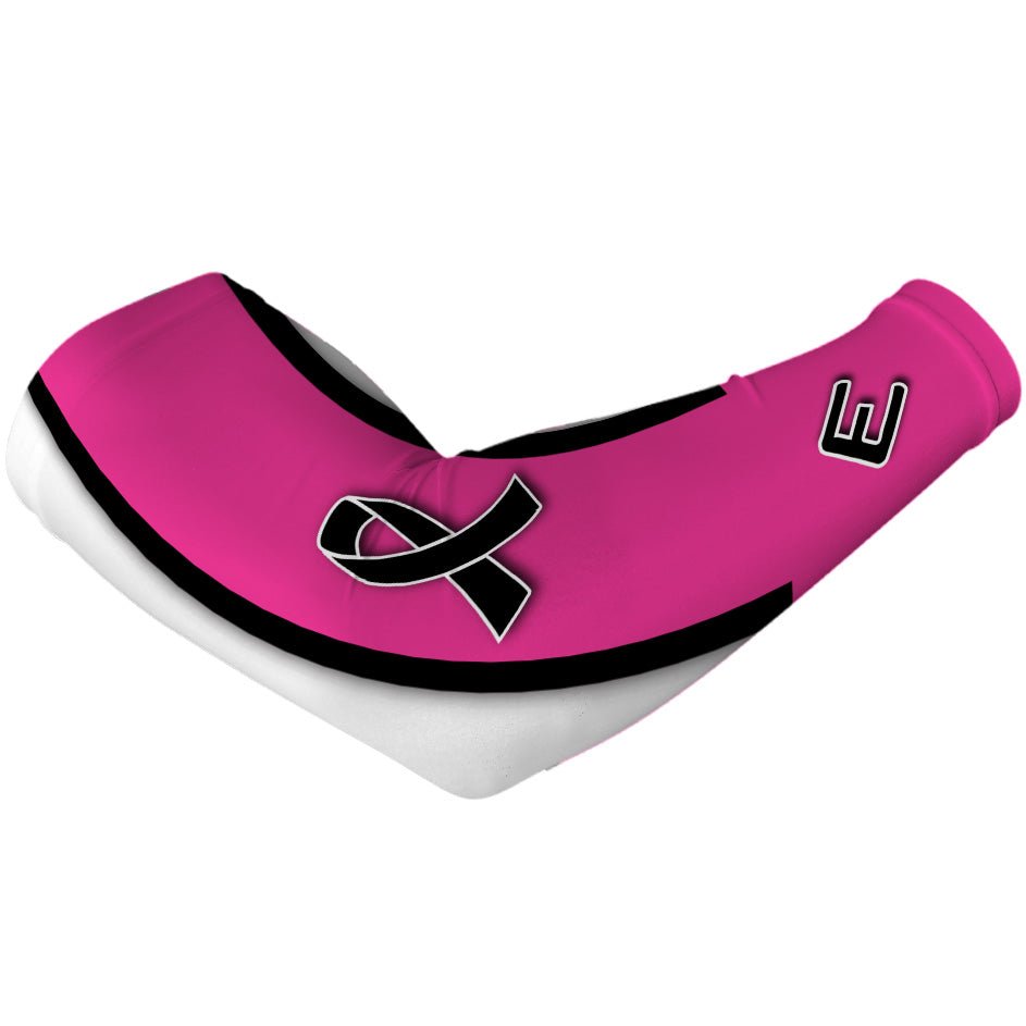 Tri-Tone Breast Cancer Awareness Arm Sleeve - Support & Comfort for Lymphedema Patients - Perfect for Recovery, Workouts & Daily Wear