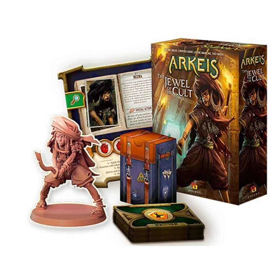 Arkeis Jewel of the Cult Expansion - Board Game Adventure for Adults & Teens | Perfect for Game Nights, Parties & Strategy Lovers