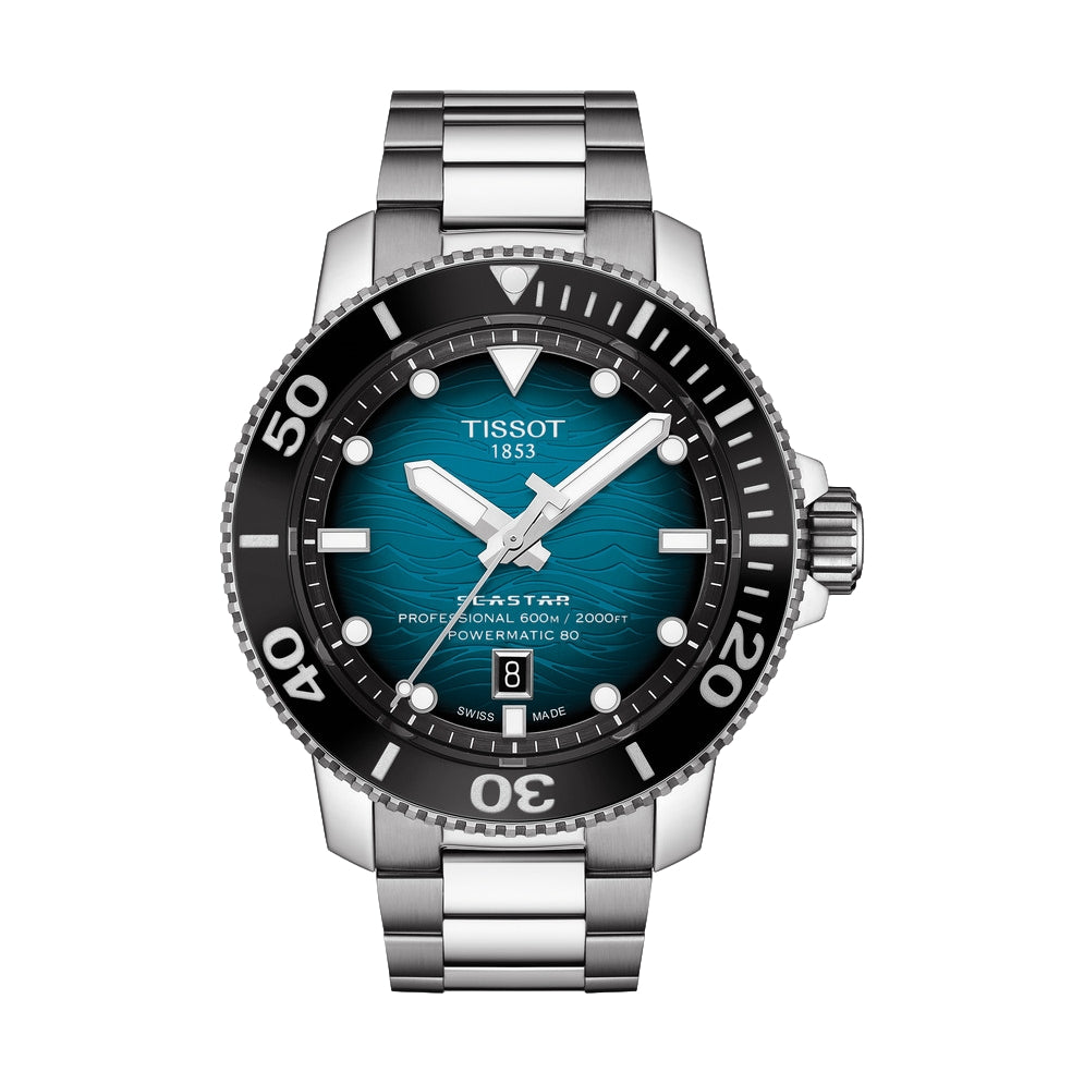 Seastar 2000 Professional Powermatic 80 Automatic Watch - Luxury Men's Chronograph Timepiece for Business, Diving & Everyday Wear