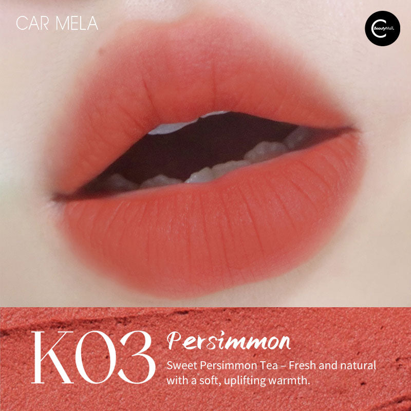 CARMELA Low Saturation Nude Lip Mousse - Long Lasting Matte Liquid Lipstick for Everyday Natural Makeup Look | Perfect for Office, Date Night and Special Occasions