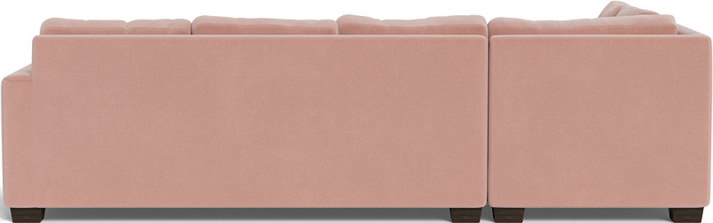 Track 121 Left Chaise Sleeper Sectional Sofa - Modern L-Shaped Convertible Couch with Pull-Out Bed for Living Room, Guest Room & Small Spaces