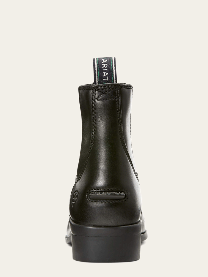 Ariat 10027242 Kids Devon IV Zip Paddock Boots - Black Equestrian Riding Boots for Girls & Boys - Perfect for Horseback Riding Lessons & Stable Activities
