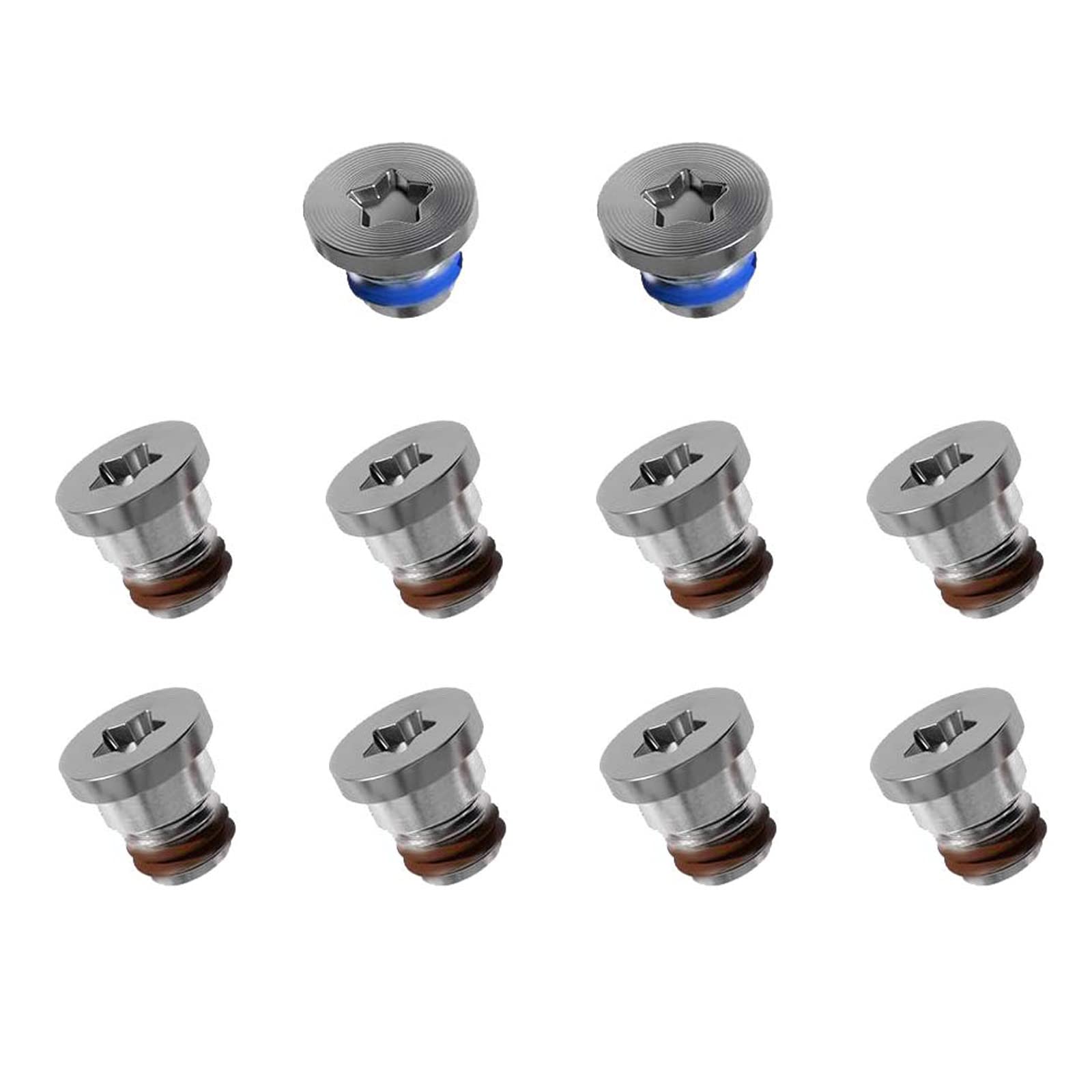 10 Pcs MacBook Pro 13/15 inch Retina Display Bottom Case Screws Replacement Kit for A1425 A1502 A1398 (2012-2015 Models) - Perfect for DIY Laptop Repair & Maintenance