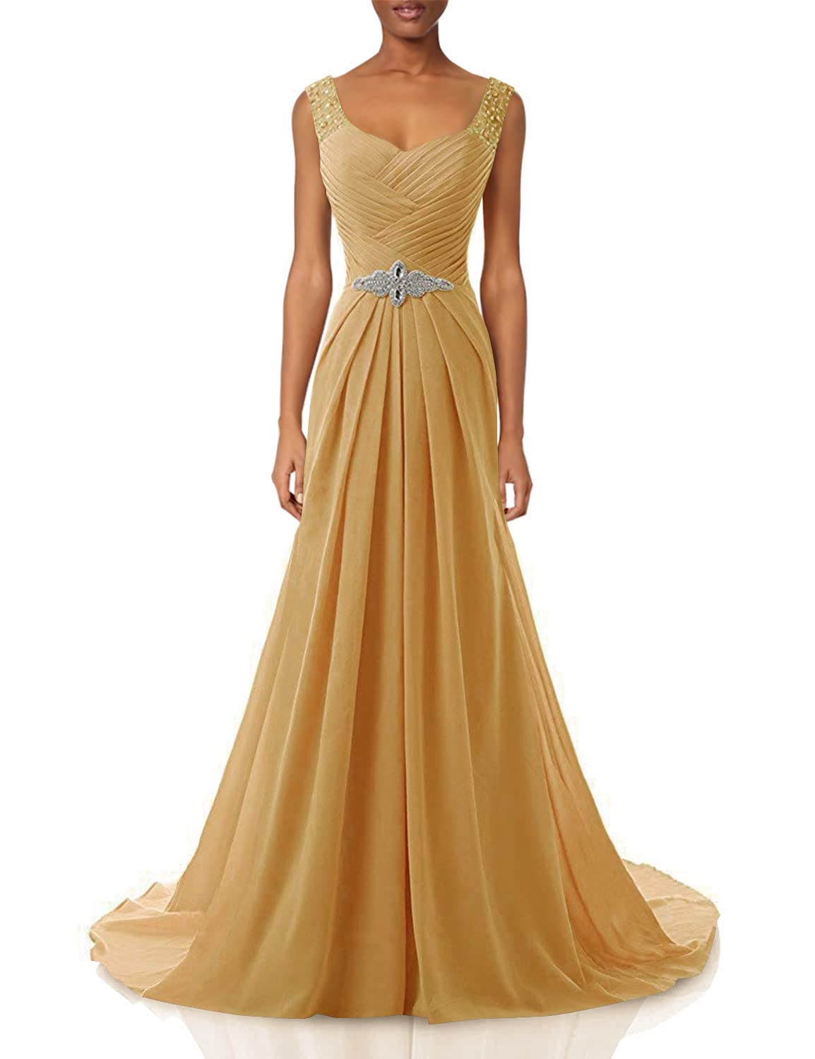 Elegant Uther Prom Dress for Women - Long Formal Chiffon Gown for Wedding Guest, Evening Party & Beach Wedding | Perfect for Homecoming, Prom Night & Special Occasions