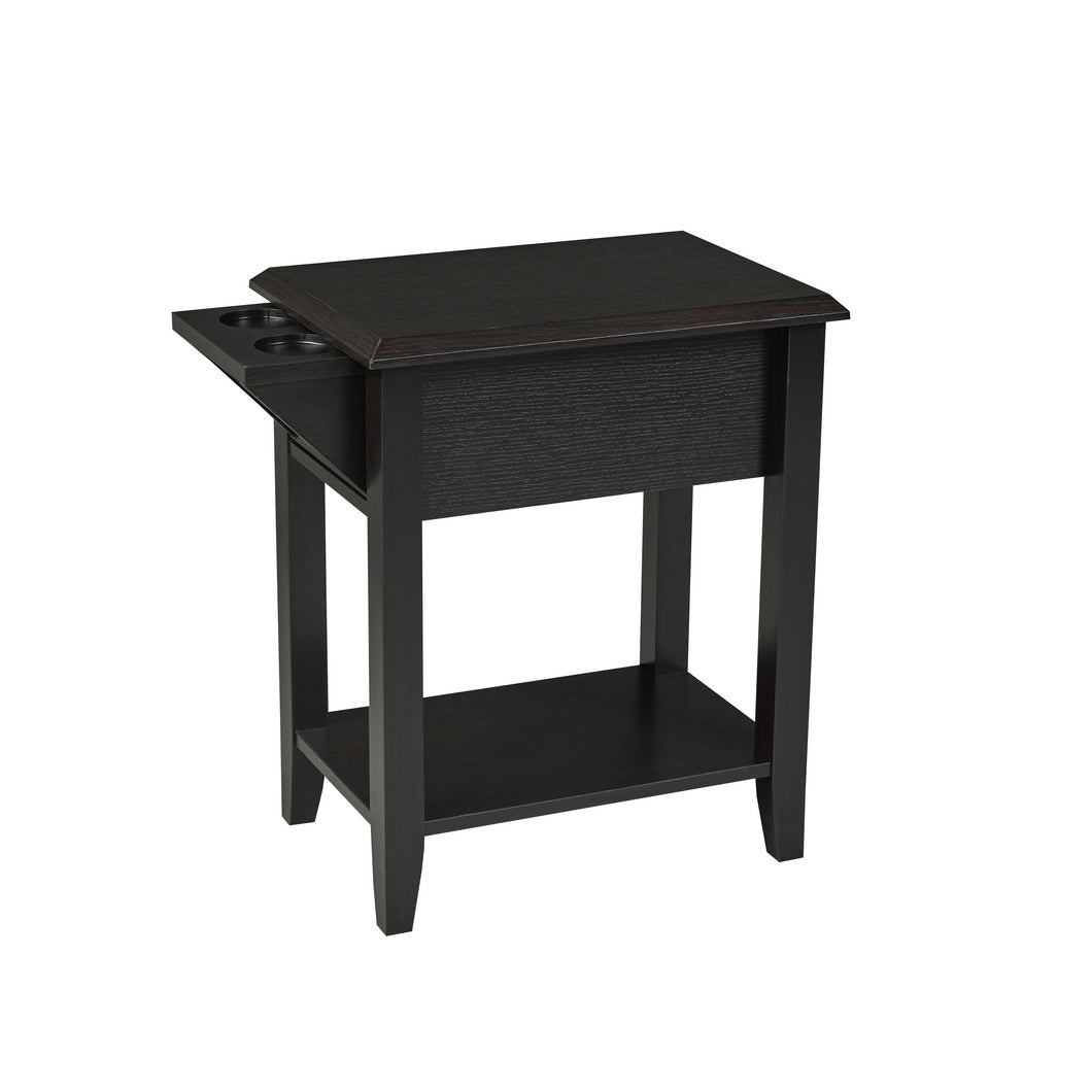 Elegant Dark Cherry Accent Table - Perfect for Living Room, Bedroom, or Entryway Decor