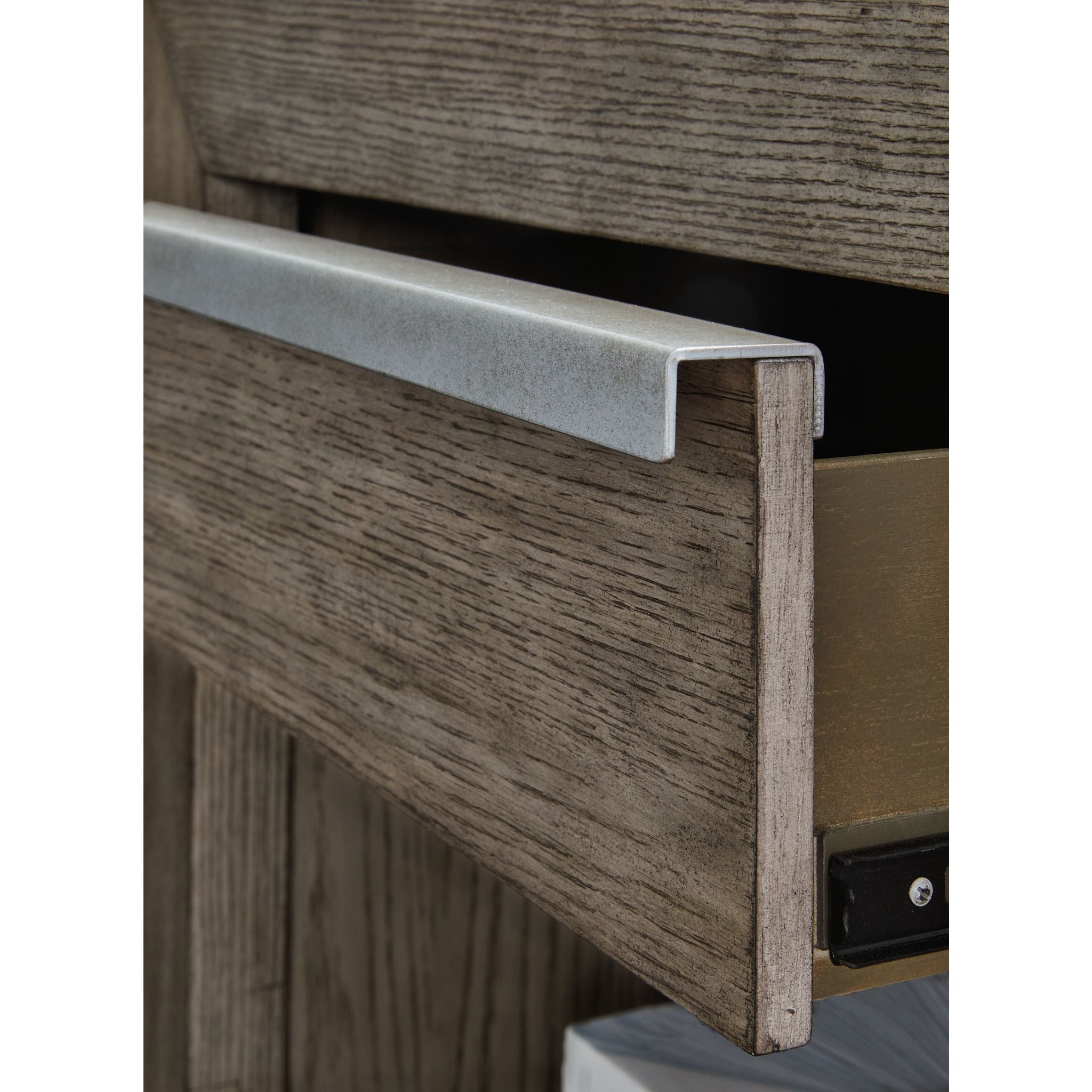 Anibecca Weathered Gray Dresser with Mirror - Stylish Bedroom Furniture for Home Decor & Organization