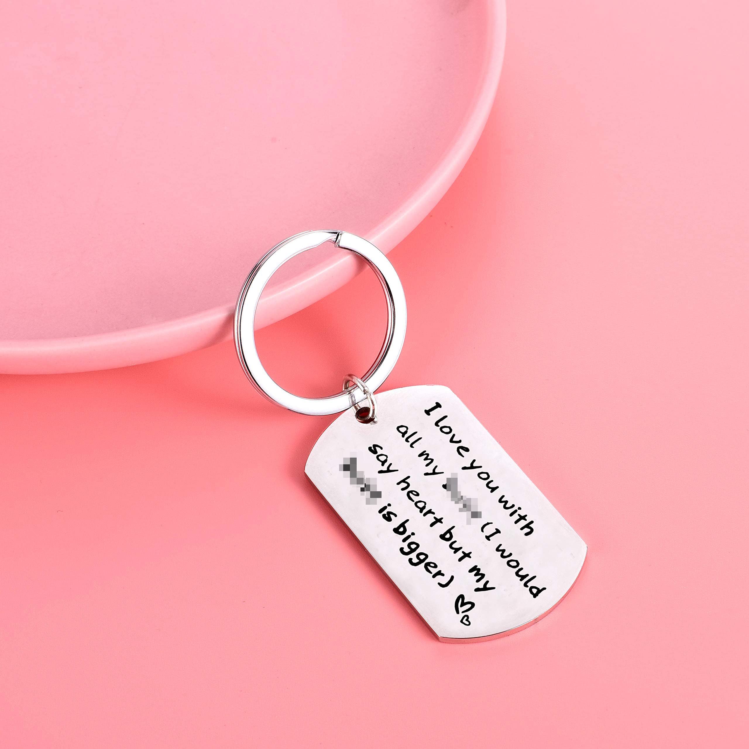 Funny Couples Keychains - Cute Boyfriend Girlfriend Gifts for Valentine's Day, Anniversary & Romantic Occasions - Perfect for Date Nights, Relationship Milestones and Sweet Surprises