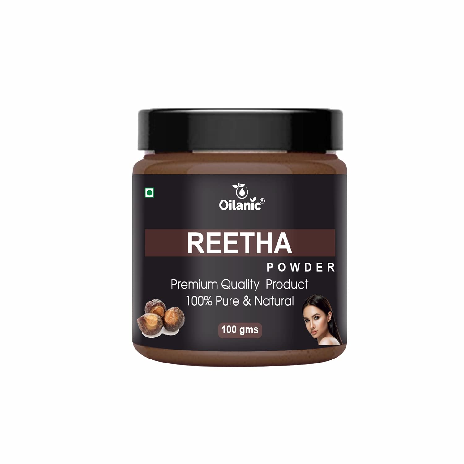 Oilanic 100% Pure & Natural Reetha Powder for Skin & Hair Care - 2 Jars (200g Each) | Organic Shikakai Alternative for Hair Growth, Dandruff Treatment & Natural Cleansing - Perfect for DIY Shampoo, Face Masks & Ayurvedic Beauty Routines