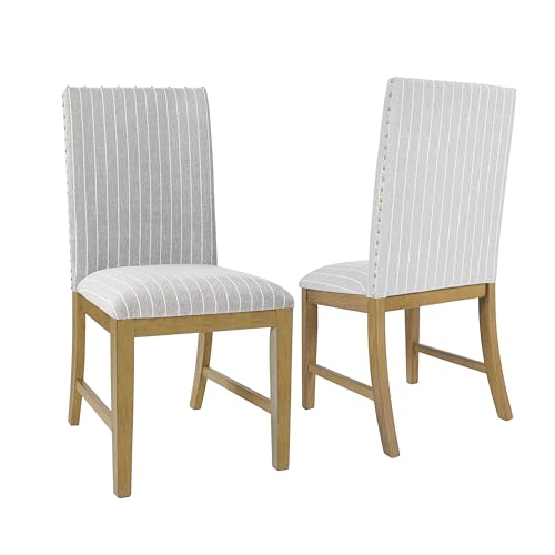 Light Gray Stripe (Set of 2)