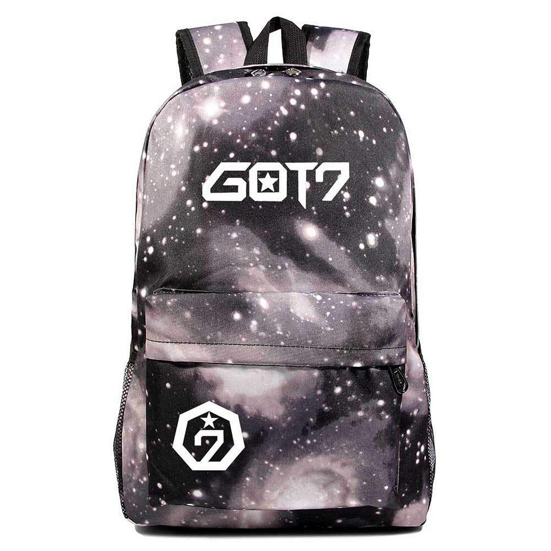 GOT7 KPOP Backpack - Lightweight Laptop Daypack for School, Travel & Work | Korean Inspired Bookbag for Students & Fans | Durable Mochila with USB Charging Port