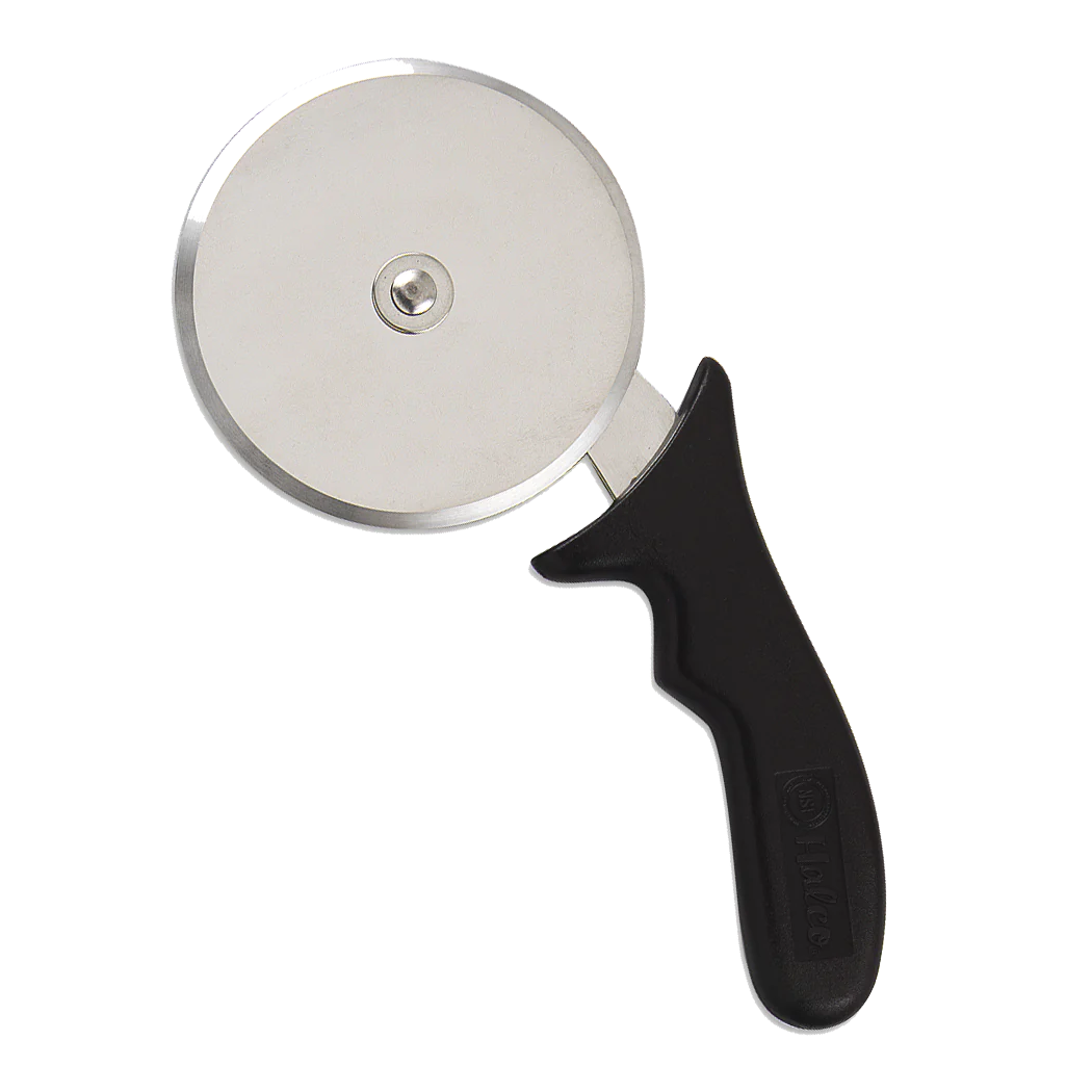4-Piece Stainless Steel Pizza Cutter Set - Sharp Blade for Perfect Slices - Durable & Ergonomic Black Pizza Wheel for Home Kitchen, Restaurant, and Party Use