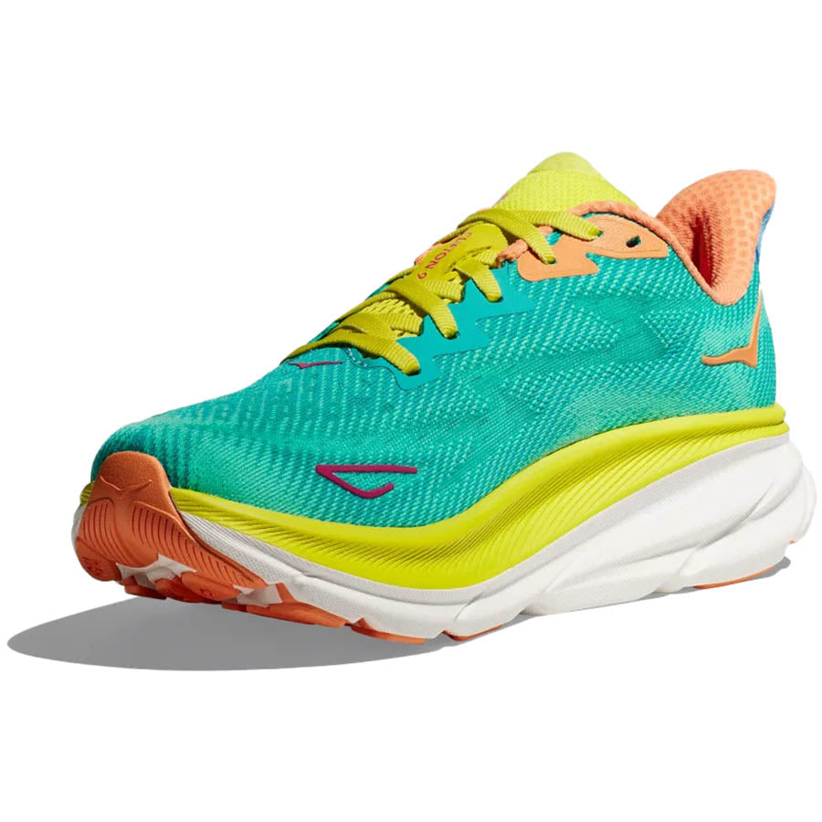 HOKA Women's Clifton 9 Running Shoes - Lightweight Cushioned Sneakers for Road Running, Jogging & Gym Workouts