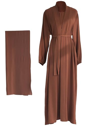 Coffee Abaya and Coffee Hijab