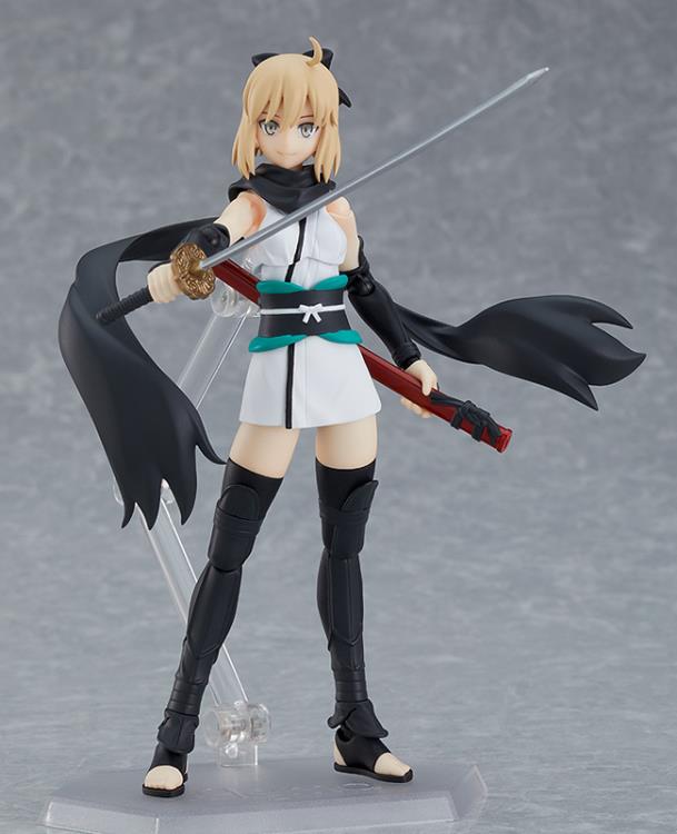 Fate/Grand Order Figma #521 DX Saber Okita Souji Ascension Ver. Action Figure - Anime Collectible for Display & Cosplay
