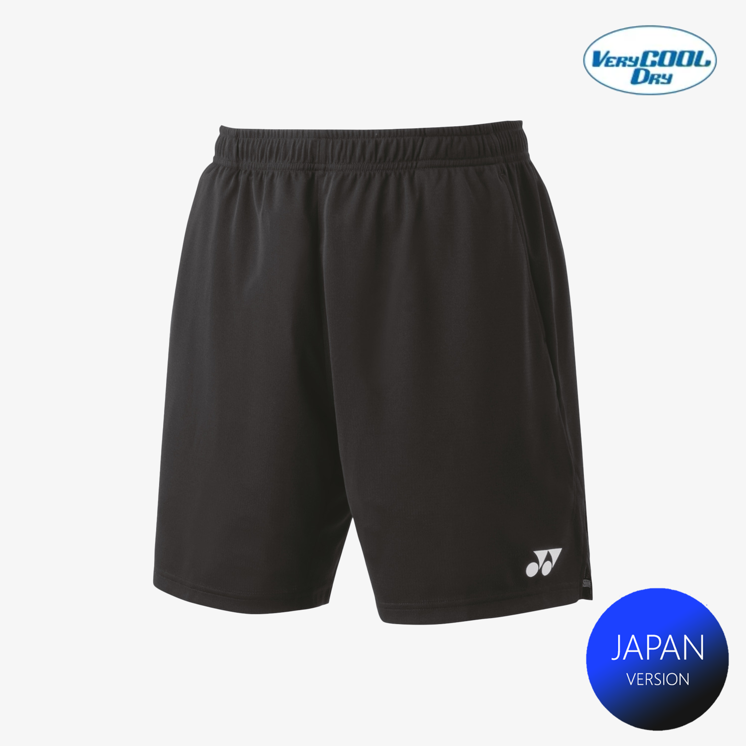 Yonex Men's Knitted Half Pants 15170 - Breathable Athletic Shorts for Tennis & Badminton (Black) | Perfect for Sports Training & Casual Wear