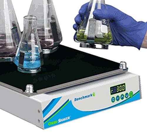 Benchmark Scientific H1010-MR Magic Clamp Universal Platform - Secure Holder for Flasks & Tube Racks - Ideal for Lab Experiments, Chemistry & Biology Research