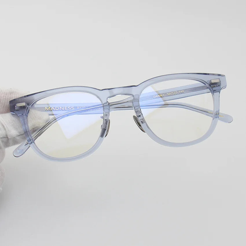 Stylish Black Acetate Square Full Rim Eyeglasses for Women - Perfect for Work, Reading & Fashion Accessories | Model 14242