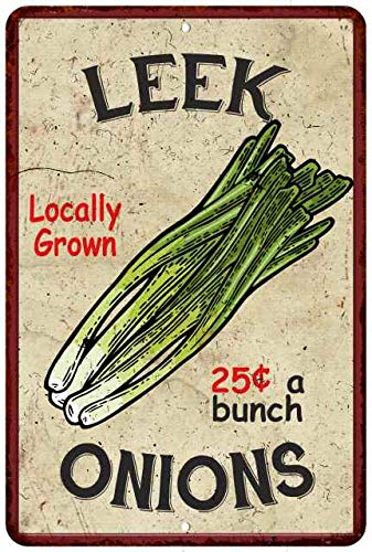 Vintage Style Leek Onions Kitchen Wall Decor - 8