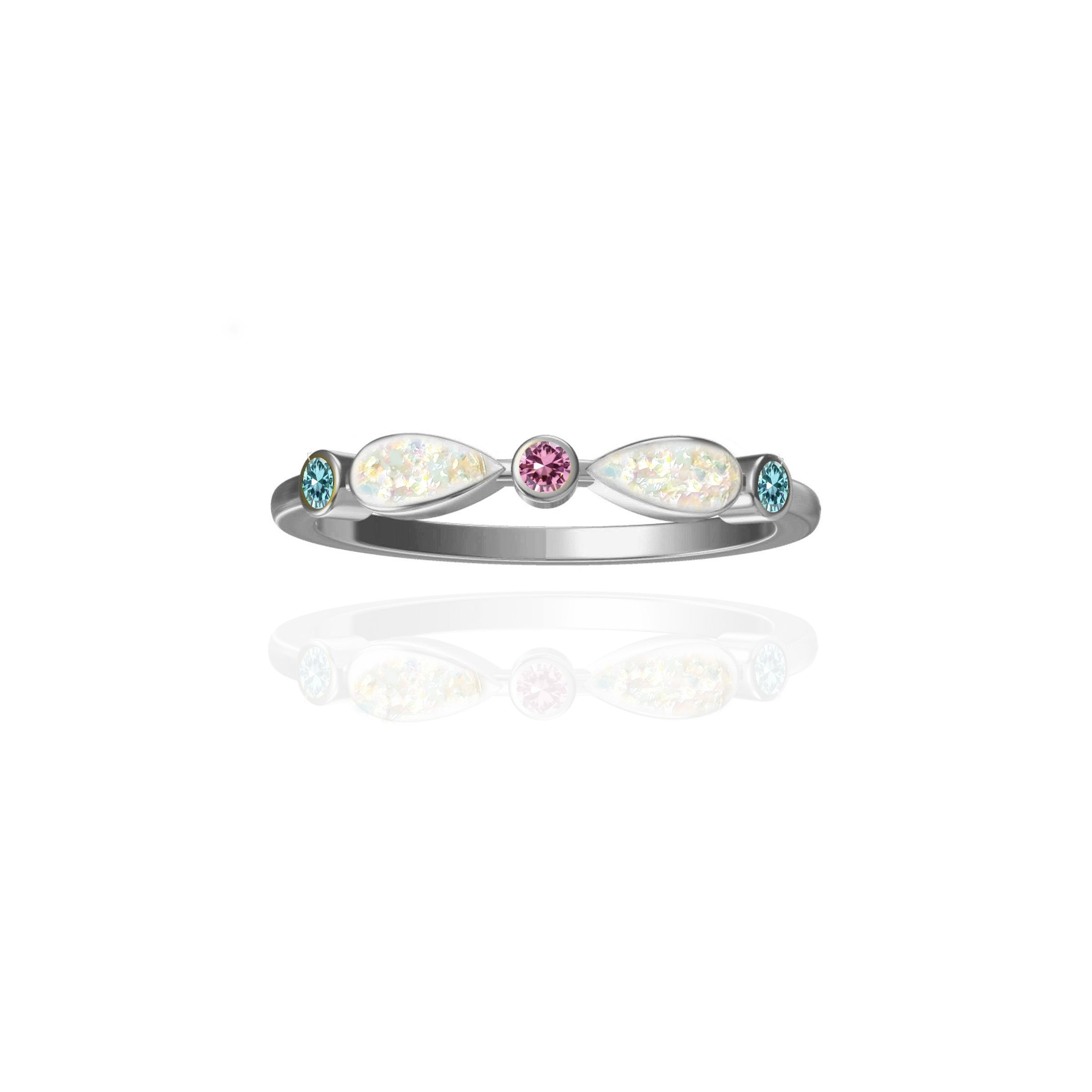 Unbounded Love Memorial Ashes Ring - Cremation Jewelry for Keeping Loved Ones Close | Perfect for Remembrance, Memorial Services & Everyday Wear