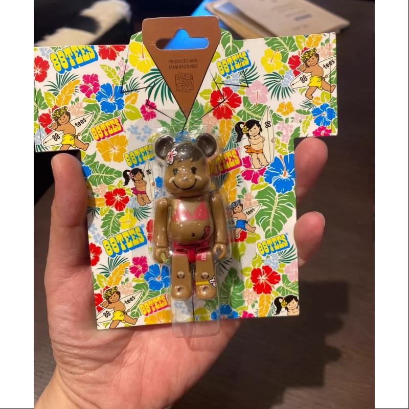 Limited Edition Bearbrick X 88TEES Hawaii Collectible Set - 100% Authentic Medicom Be@rbrick Figure for Display & Investment - Perfect for Anime Fans, Toy Collectors & Home Decor