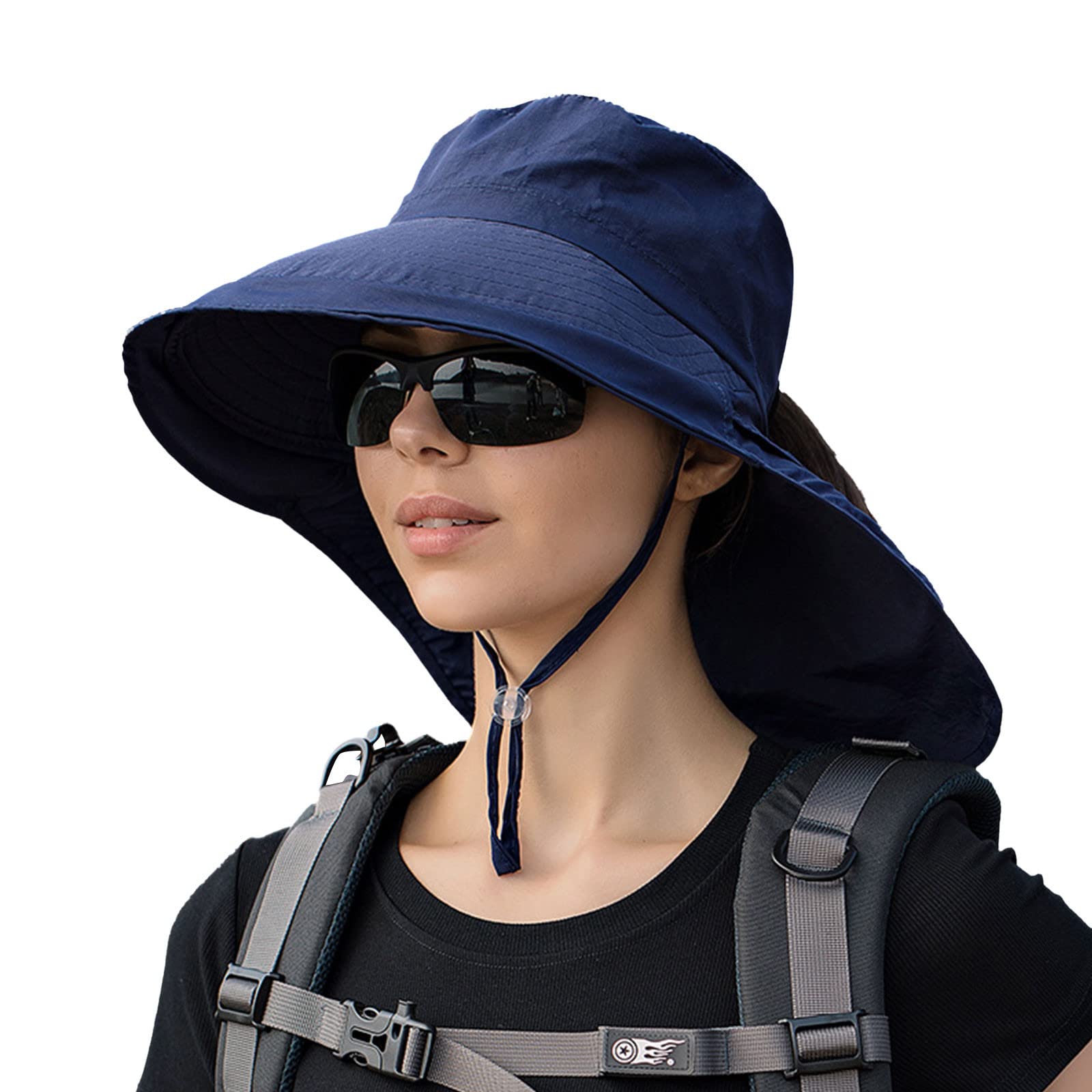 Women's Outdoor Sports Sun Hat - UPF 50+ UV Protection Wide Brim Hat for Hiking, Beach, Golf & Travel - Lightweight & Breathable Summer Sun Hat