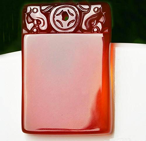 Natural Clear Fine Carved Cute Lucky Jade Agate Chalcedony Pendant Necklace - Elegant Charm Jewelry for Women & Men | Perfect for Gifts, Daily Wear & Special Occasions