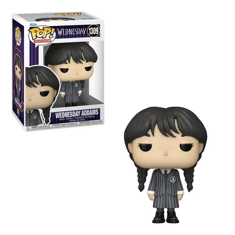 Funko Pop Wednesday Addams #1309 Collectible Figure - Perfect for TV Fans, Horror Enthusiasts & Pop Culture Collectors | Great for Display, Gifts & The Office