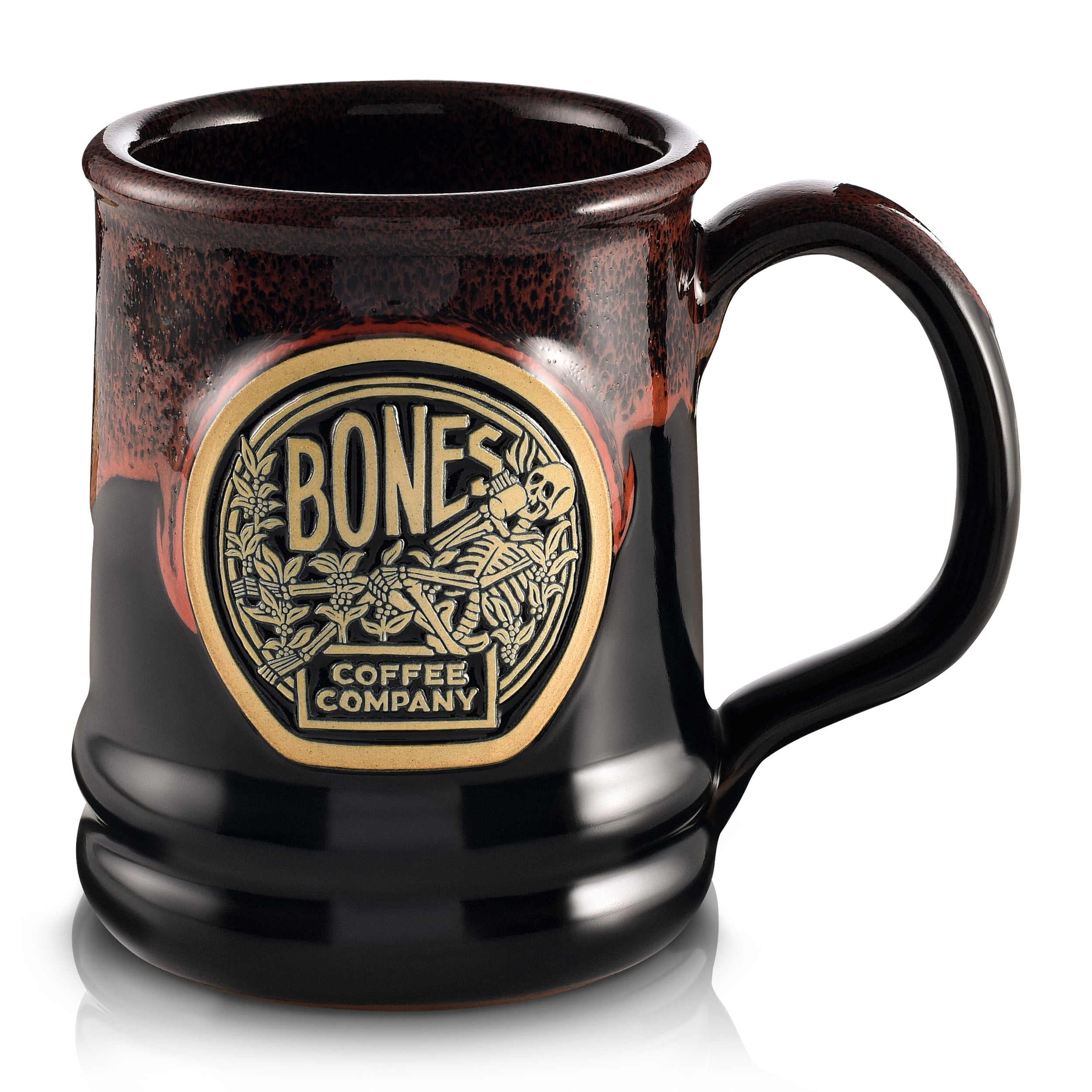 Handcrafted Classic Logo Ceramic Mug - Perfect for Coffee, Tea & Hot Drinks at Home or Office