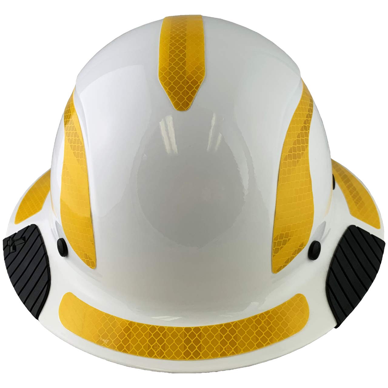 Premium Carbon Fiber Full Brim Safety Helmet - ANSI Certified Hard Hat with Reflective Decals & Free Tote Bag - Ideal for Construction, Industrial Work & Outdoor Safety Gear