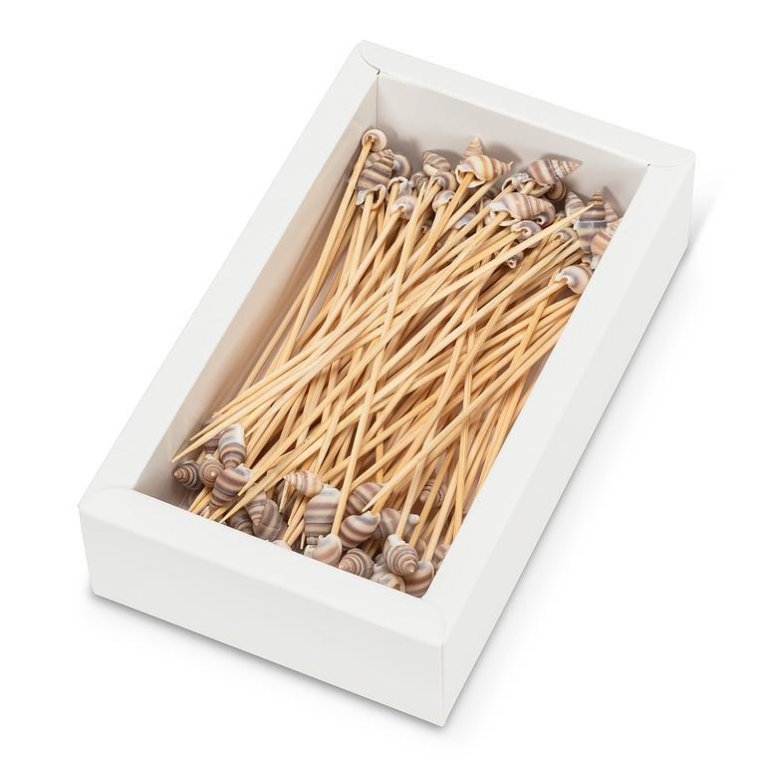 Premium Seaside Shell Cocktail Picks - 12pcs Stainless Steel Drink Stirrers for Beach Themed Parties, Summer Cocktails & Tropical Decor