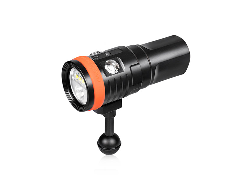 Orcatorch D900V 2200 Lumens Professional Underwater Dive Light - Scuba Diving, Night Snorkeling & Cave Exploration Torch